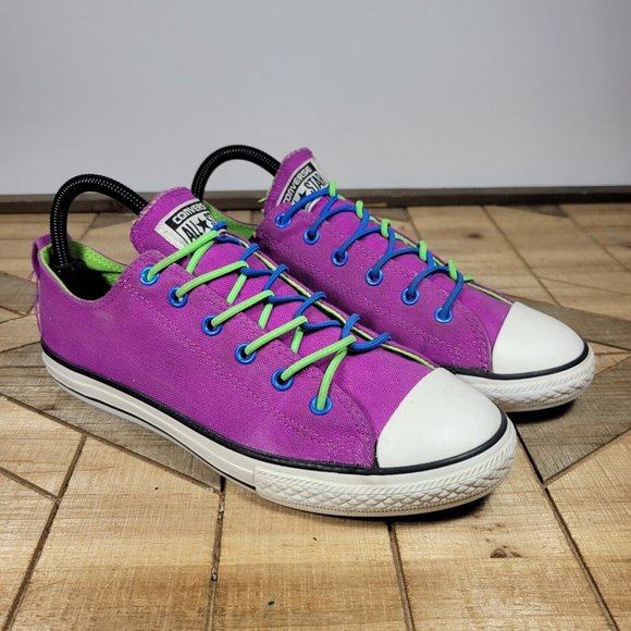 Converse Other - Converse All Star Girl/Youth SZ 6 Purple CanvasChuck Taylor Shoes 640519F SlipOn